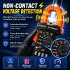 HP-7200-APP Bluetooth Clamp Meter, TRMS 6000 Counts Digital Multimeter, Non-contact AC DC Voltage Current Resistance Tester