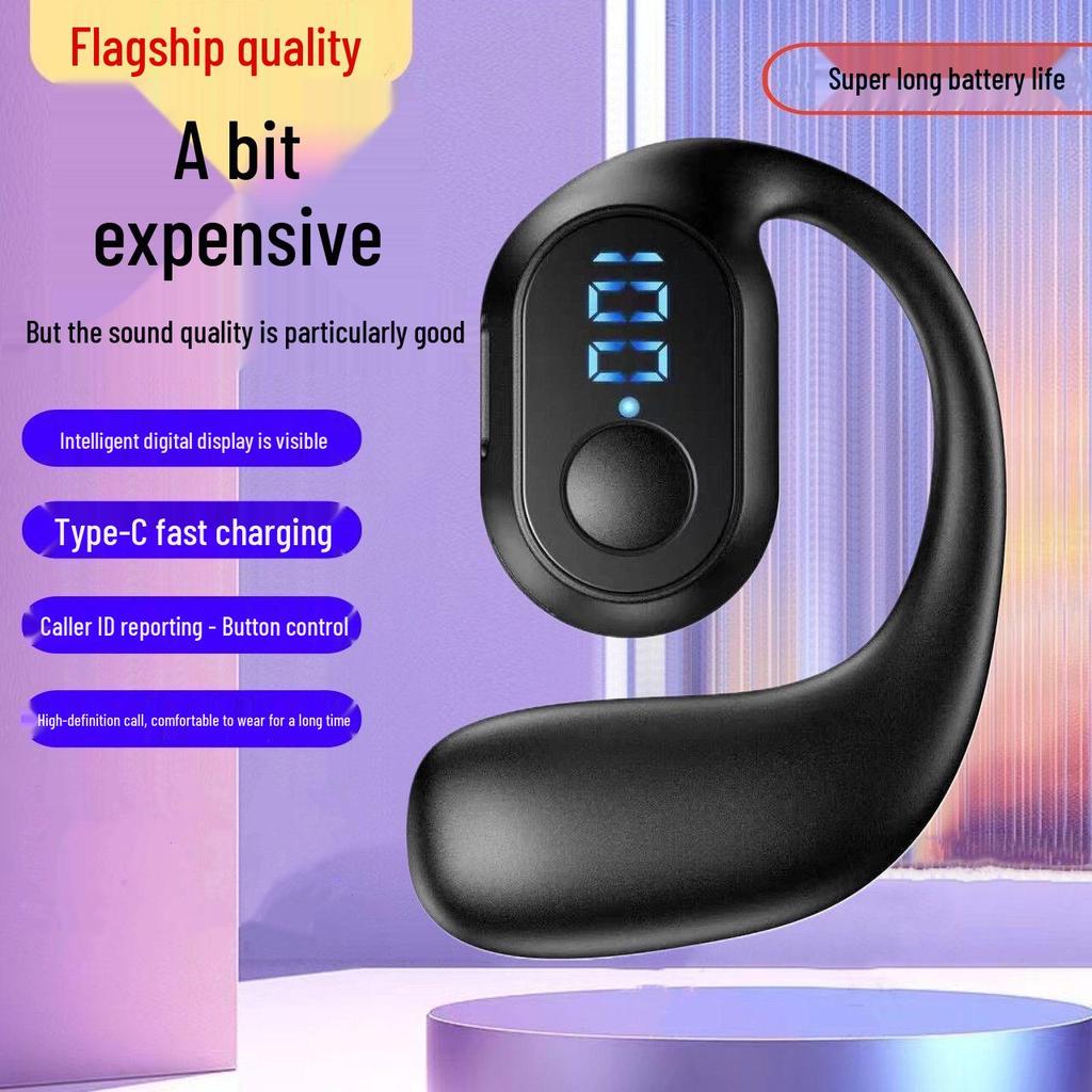 Noise-Canceling Wireless Sports Earphones with Super Long Battery Life for Music and Calls