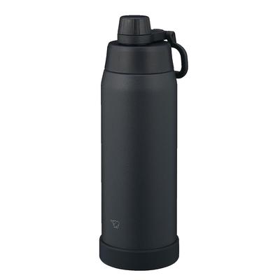 Zojirushi Water Bottle 1.0L [Quick Hydration] Dishwasher Safe Seamless Lid Only 3 Parts To Wash Handle Insulated Cool Bottle Charcoal Black