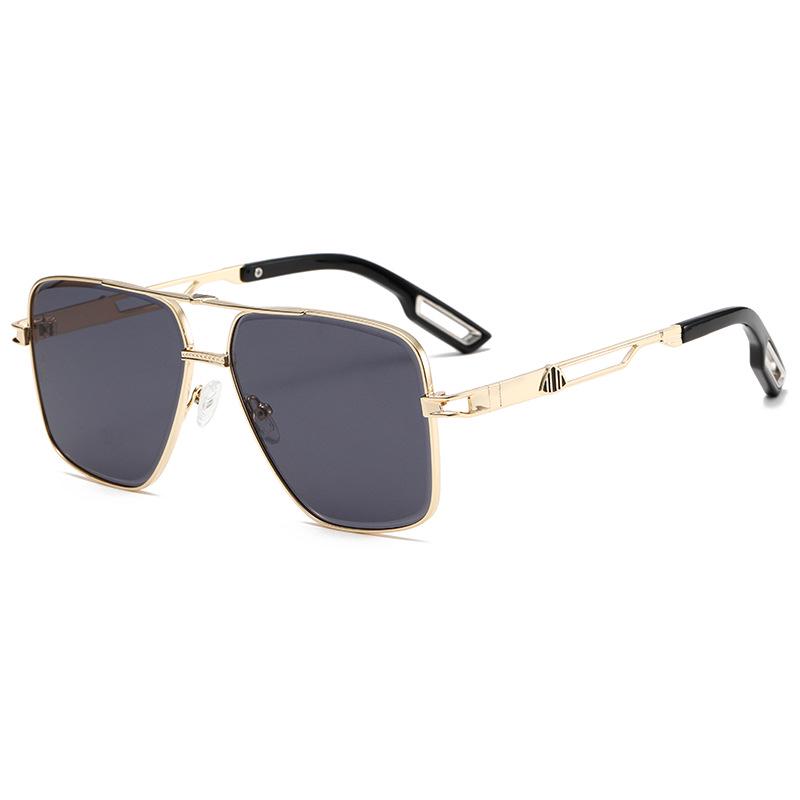 Double Beam Aviator Sunglasses - Sports UV400 Anti-UV Retro Style