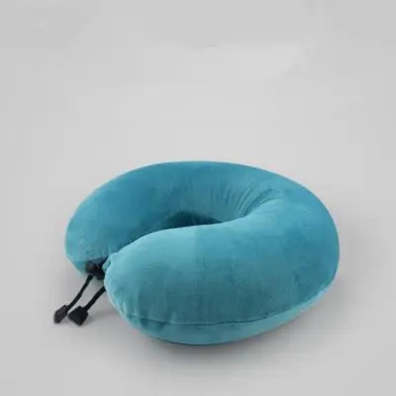 Natural Latex U-shaped Pillows Neck Pillow On the Airplane Ealth Care Orthopedic Massage Pillow for Travel