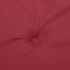 High-Backed Chair Cushions, 2 Pcs., Wine Red