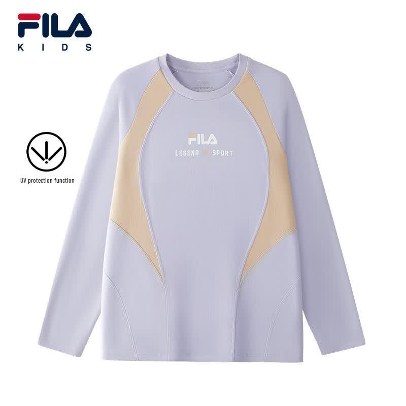 Fila Girls' Knitted Long-Sleeve T-shirt