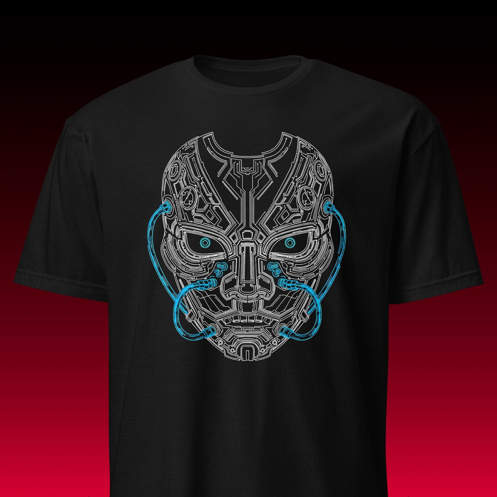 Cyberpunk Graphic Tee | Y2K Futurism | Mecha Android Aesthetics M