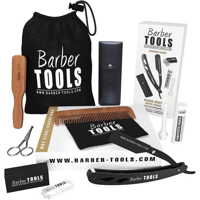 Kit/Set/Coffret (6 produits) d'entretien et de soin pour barbe et rasage