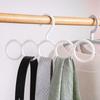 1pc-Plastic Solid Pants Hanger Multifunctional Hanger Pants Hanger Scarf Storage Hange