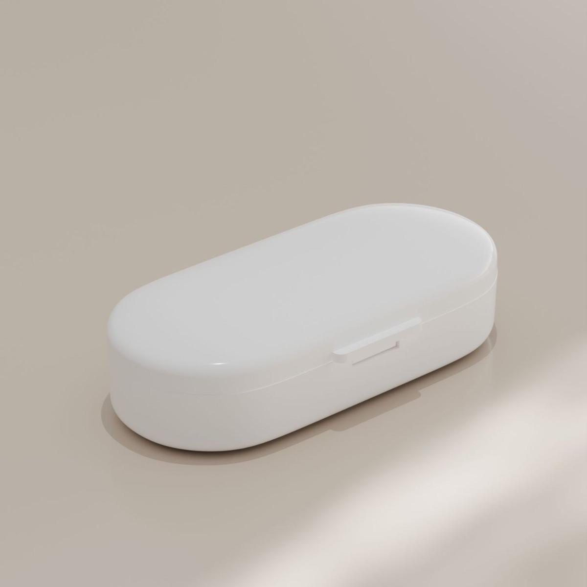 Compact Light-Proof Portable Pill Organizer with Multiple Compartments
