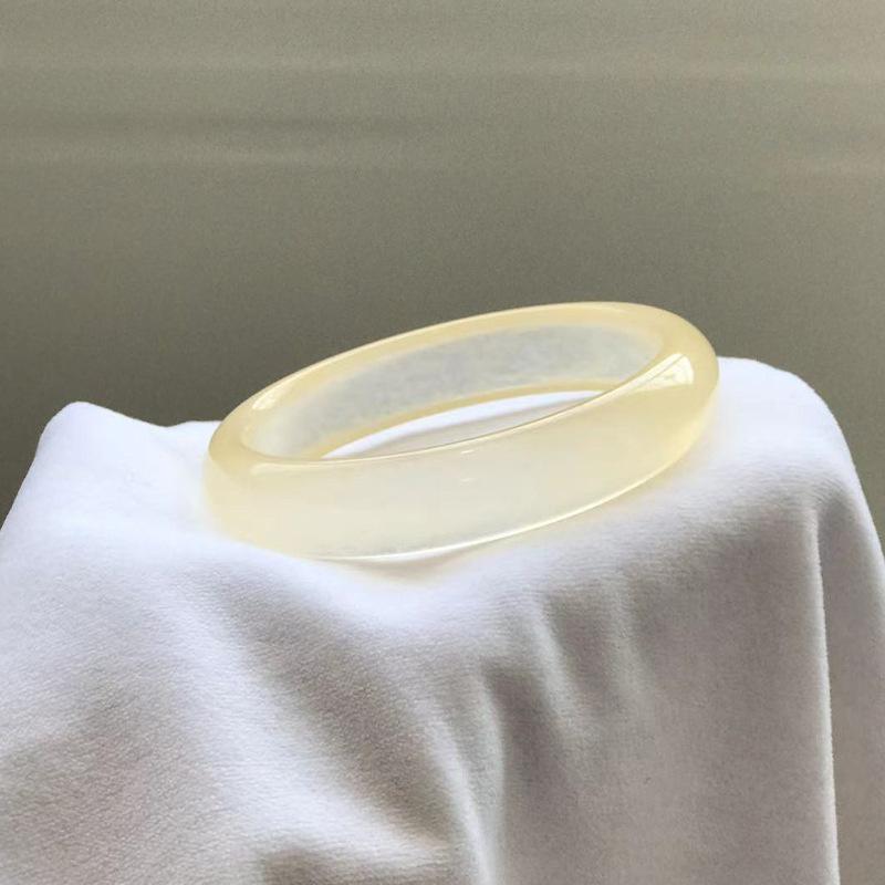 Natural Icy Species Jade Bracelet Fashionable Charm Emerald Bangle Jade Bracelet Women's Gift