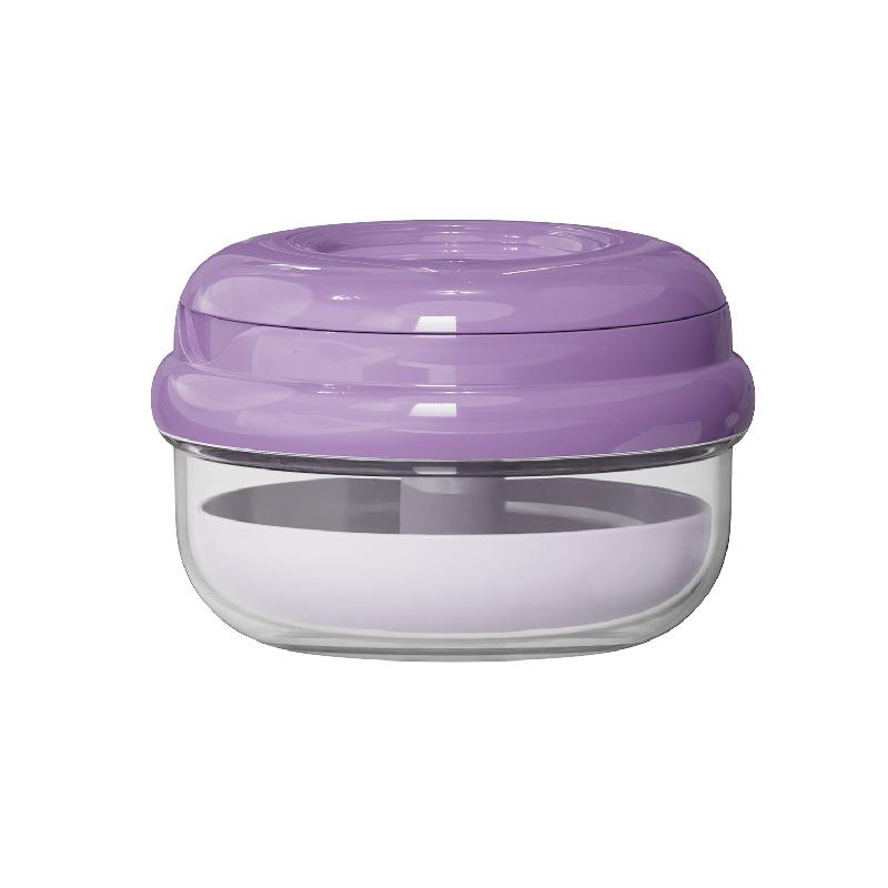 

Brace Storage Box, Denture Cleaning Box, Invisible Retainer Drainage Tray, Multi-layered Portable Storage Box, Brace Box фіолетовий