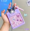 90 Billes Plateau à Dessin Magnétique Porte-clés Puzzle Jouet Anti-stress Pendentif Sac d'école Cadeau d'anniversaire