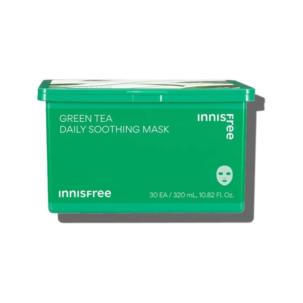 Green Tea Daily Moisturizing Soothing Mask 30 Sheets