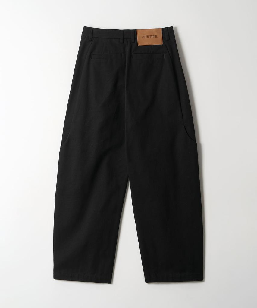 DTHIRTYONE Wide Pocket Balloon Pants (Black)