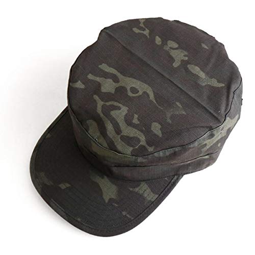 SHENKEL Military Patrol Cap, Multicam Black, Airsoft/Airsoft Game Hat, hat-002mcb