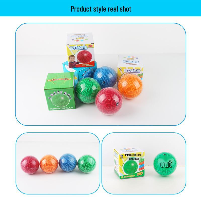 3D Murmel Labyrinth Puzzle - Kreatives & Pädagogisches Spielzeug für Kinder
