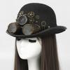 Steampunk Styles Oval Top Hat With Removable Goggles And Compasses Halloween Costume Accessory for Women and Men