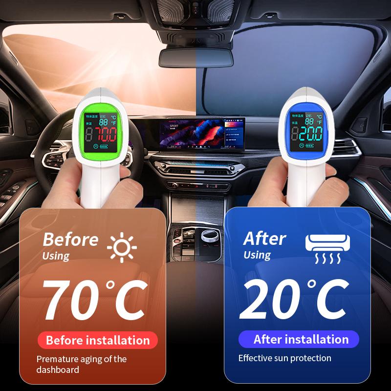 Mercedes Benz Car Windshield Sunshade Accessories For Mercedes Benz AMG W203 W206 W220 W205 W211 W212 W201 W168 W169 GLA GLB GLC BM1