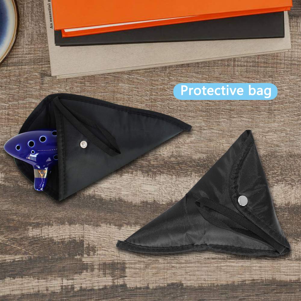 SENHAI Zelda Ocarina Instrument, Ceramic Tube, Neck Strap Cord and Songbook, 12-Hole Alto C Zelda Ocarinas, Gift Box, Hand-Shaped Display Stand, and