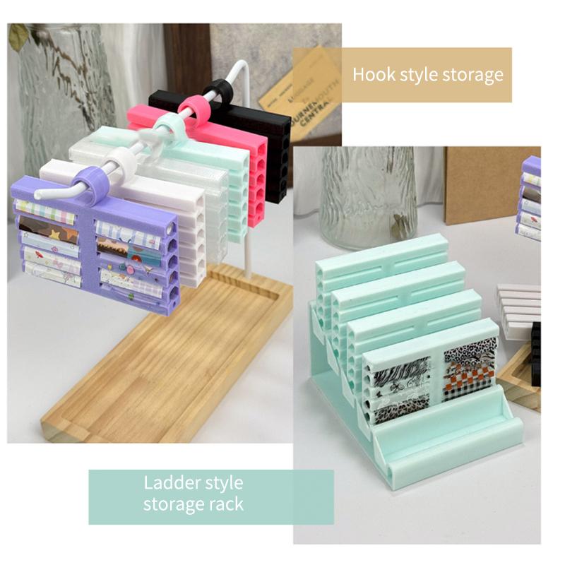 Colorful Nail Transfer Paper Storage Box Display Stand 3D Printing Storage Case Organizer Container Nail Salon Manicure Tool