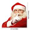 Funny Santa Claus Sticker Car Stickers Christmas Car Decorations 12-inch Length