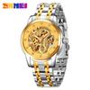 Ceasuri Dragon Aurii pentru Bărbați Ceas de Mână Impermeabil Bărbați Oțel Inoxidabil Ceas Mecanic Automat pentru Bărbați