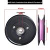 1005 Combination 45mm Ceramic-Plastic Threaded Wire Guide Wheel for Textile Tension Gun