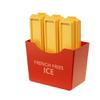 Household French Fry Shape Ice Making Molds Rectangular Portable Ice Maker Tool Cold Drink Accessories for Household