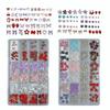 Bowknot Flower Nail Art Decorations Set Sweet Nail Parts Kits 3D Acrylic Nail Charms  for Nail Art