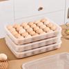 Plastic Refrigerator Egg Holder 30 Grids Egg Tray Practical Egg Storage Box  Home Use