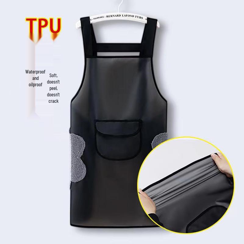 Waterproof & Oil-proof Unisex Waist Apron - Cute Korean & Japanese Style for Kitchen or Store Use