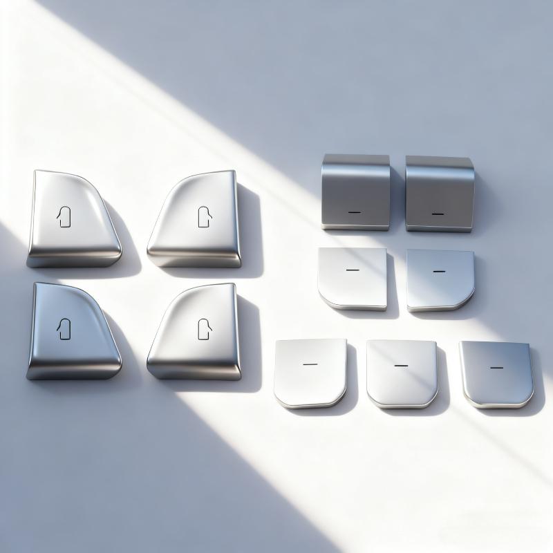 Window Lift Button Protective Cover For Tesla Model Y Juniper Model 3 Highland Door Open Button Sticker Silver Auto Accessories