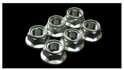 3- High Performance 10-6 ZRX1200 Daegs Rear Sprocket Nuts Set of 6 Stainless Steel 3- High Performance Anti-Loosen Stable Nuts