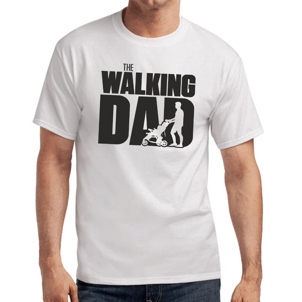 

Famous Brand Design Summer New Print Man Cotton Fashion The Walking Dad Make My Own TShirt Hip Hop Tees Harajuku S