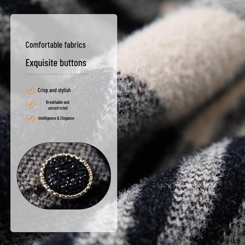 Baolianduo Mom's Elegant Solid Short Jacket