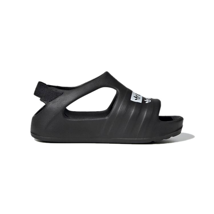 adidas Originals ADILETTE Play Low Top Toddler Shoes Black Infant And Toddler EF6237