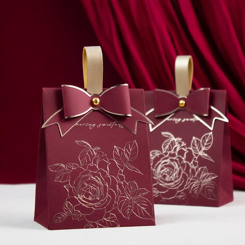 10Pcs Gift Bags, Candy Box Wedding Favors, Small Jewelry Packaging Bags, Kitchen Organizer Sack Set