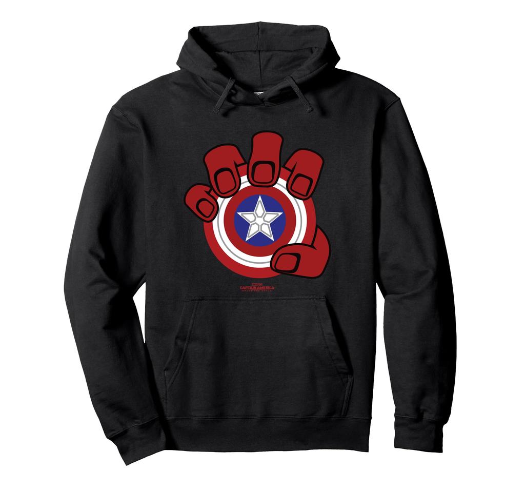 Marvel Captain America: Brave New World Red Hulk Hand Shield Hoodie