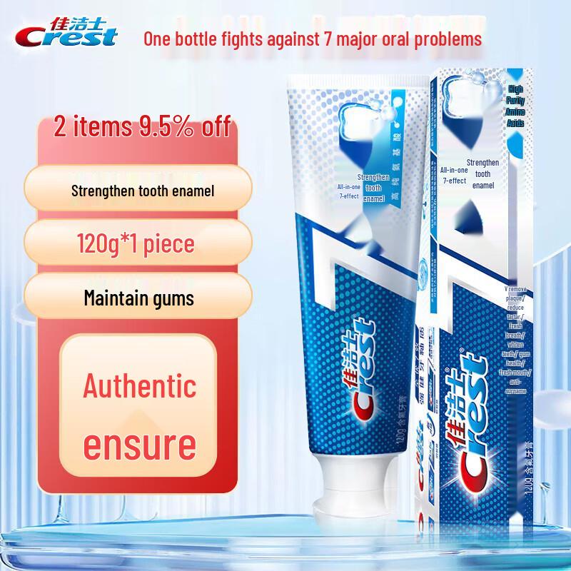 Crest All-in-One 7 Benefits Enamel Care Toothpaste