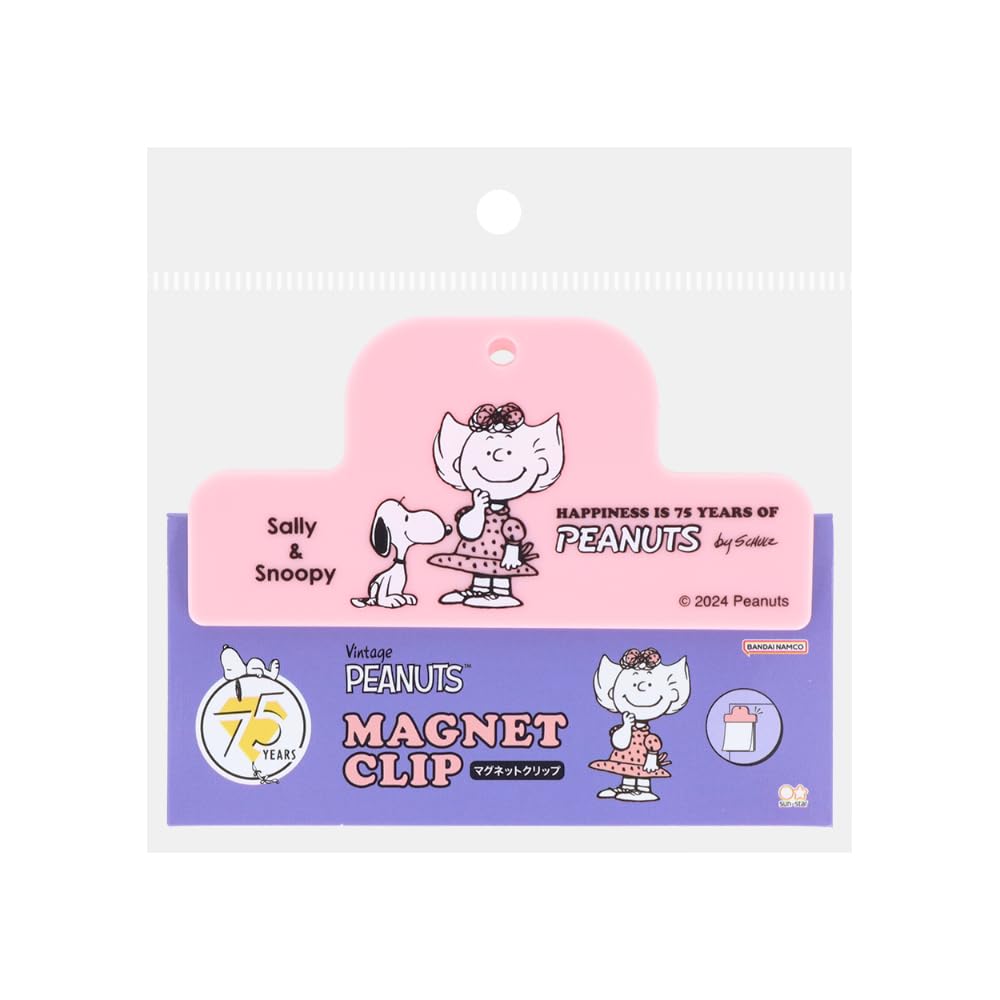 

Канцелярская скрепка Snoopy с PEANUTS 75-й S3625230 Sun-Star Магнит, Юбилей, Салли,