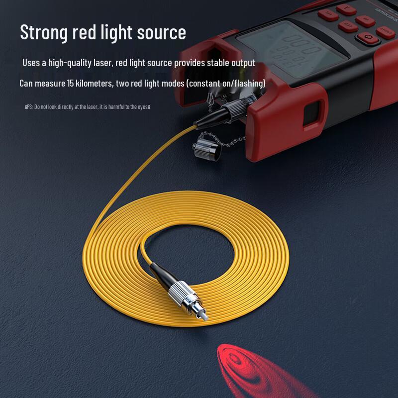 Shengwei OM-608 High-Precision Fiber Optic Tester with 10mW VFL