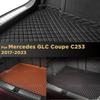 For Mercedes-Benz GLC Coupe C253 2017- 22 21 20 19 18 Car Trunk Mat Car Cargo Liner Protective Pad Interior Accessories