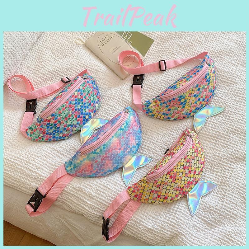 Cute Children Mermaid Fashion Shoulder Crossbody Bag Outdoor Leisure Gift Travel