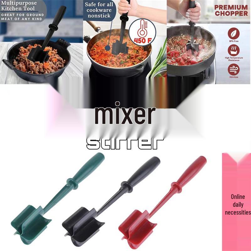 Multi-Function Kitchen Chopper: Meat, Potato, Salad & Tomato Slicer, Rice Stirrer, Grinder & Mixing Shovel