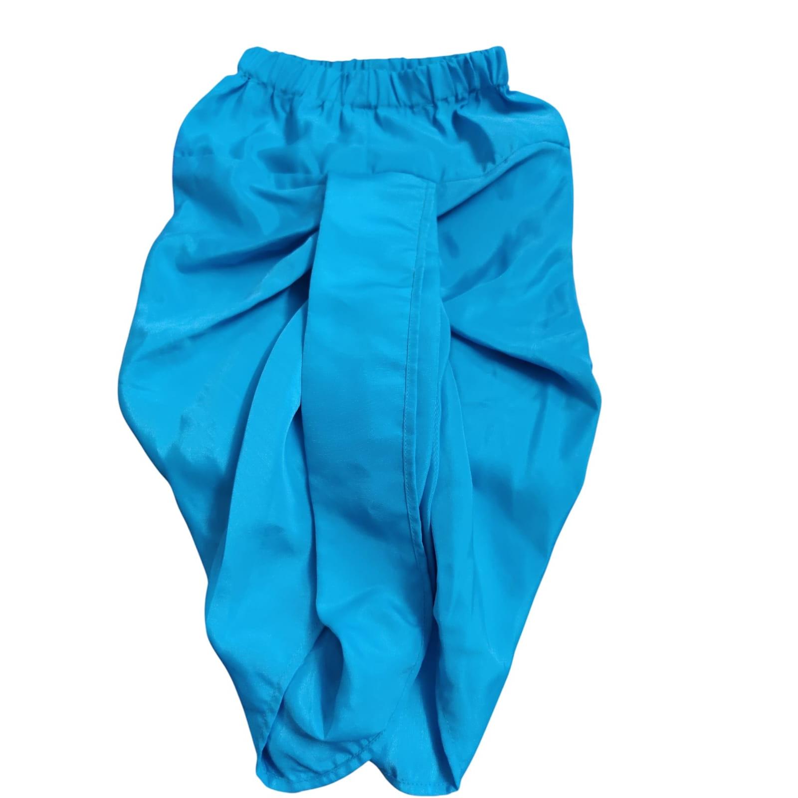 @ Beautiful Sky Blue Color Dhoti For Kids UKZQ319 50%off