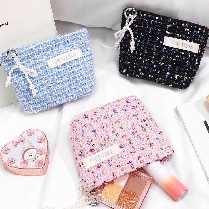 Coin Purse Portable Makeup Bag Student Lipstick Bag Fresh And Cute Storage Bag
