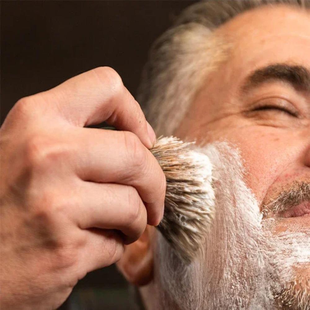 

3pcs/set Beard Brush Shaving Brush Set Professional Shaving Brush Bowl and Stand Barbershop