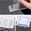 1pc /2pcs Acrylic Transparent Book Display Stand Vertical Picture Frame Bracket Photo Frame Stand