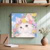Oil Painting By Number House Tree DIY Digital Oil Painting Scenery Drawing Numbers Adults Kit Cat Handmade Gift Home Decor Gifts