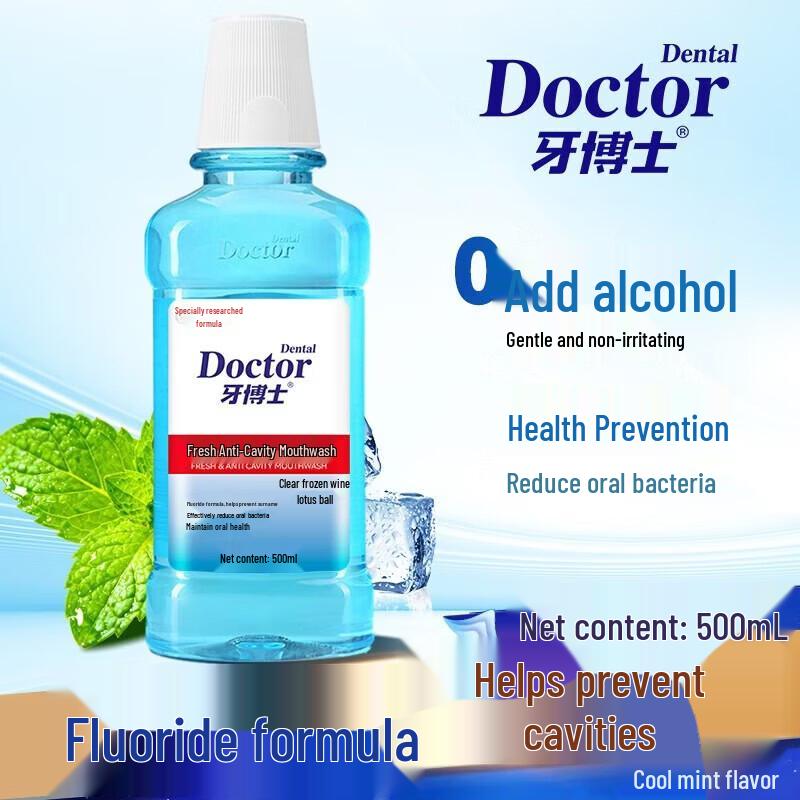 

Dr. Tooth Whitening & Anti-Cavity Mouthwash (20 x 500ml)
