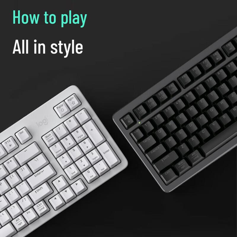 Logitech K868 Wired AI Custom Hot-Swappable Mechanical Keyboard