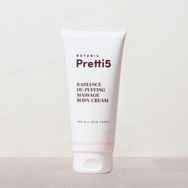 Botanic Pretti5 - Radiance De-Puffing Massage Body Cream 180g